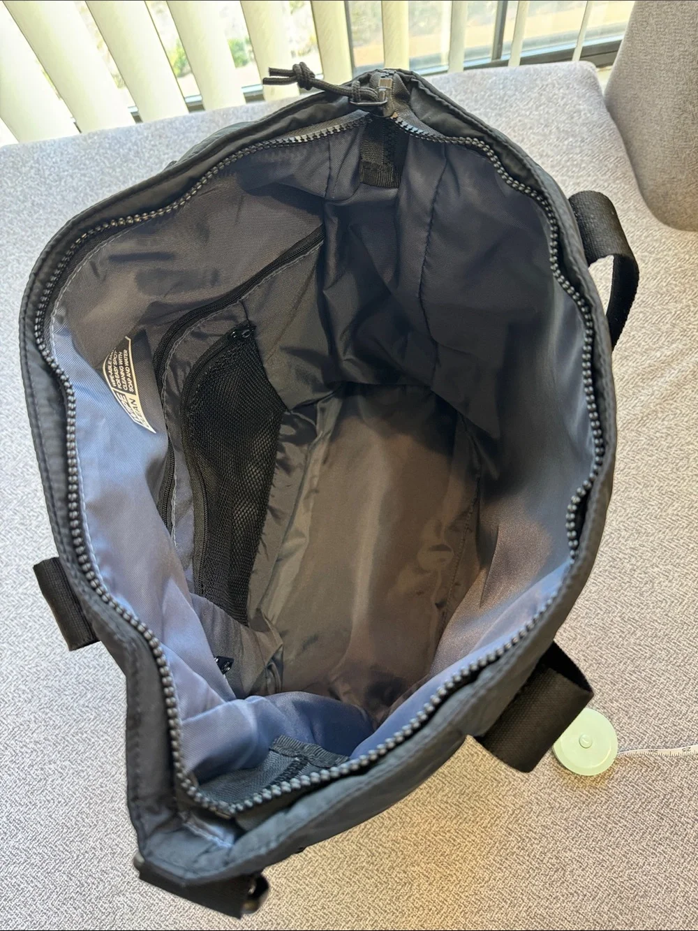 adidas Black Nylon Messenger Tote with Adjustable Strap